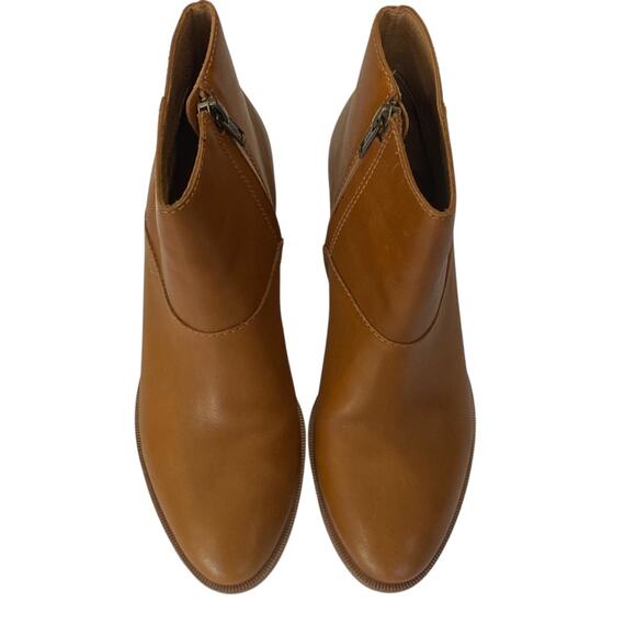 Madewell The Rosie Ankle Boot in English Saddle Suede Ankle Booties Size 7 - Picture 2 of 10